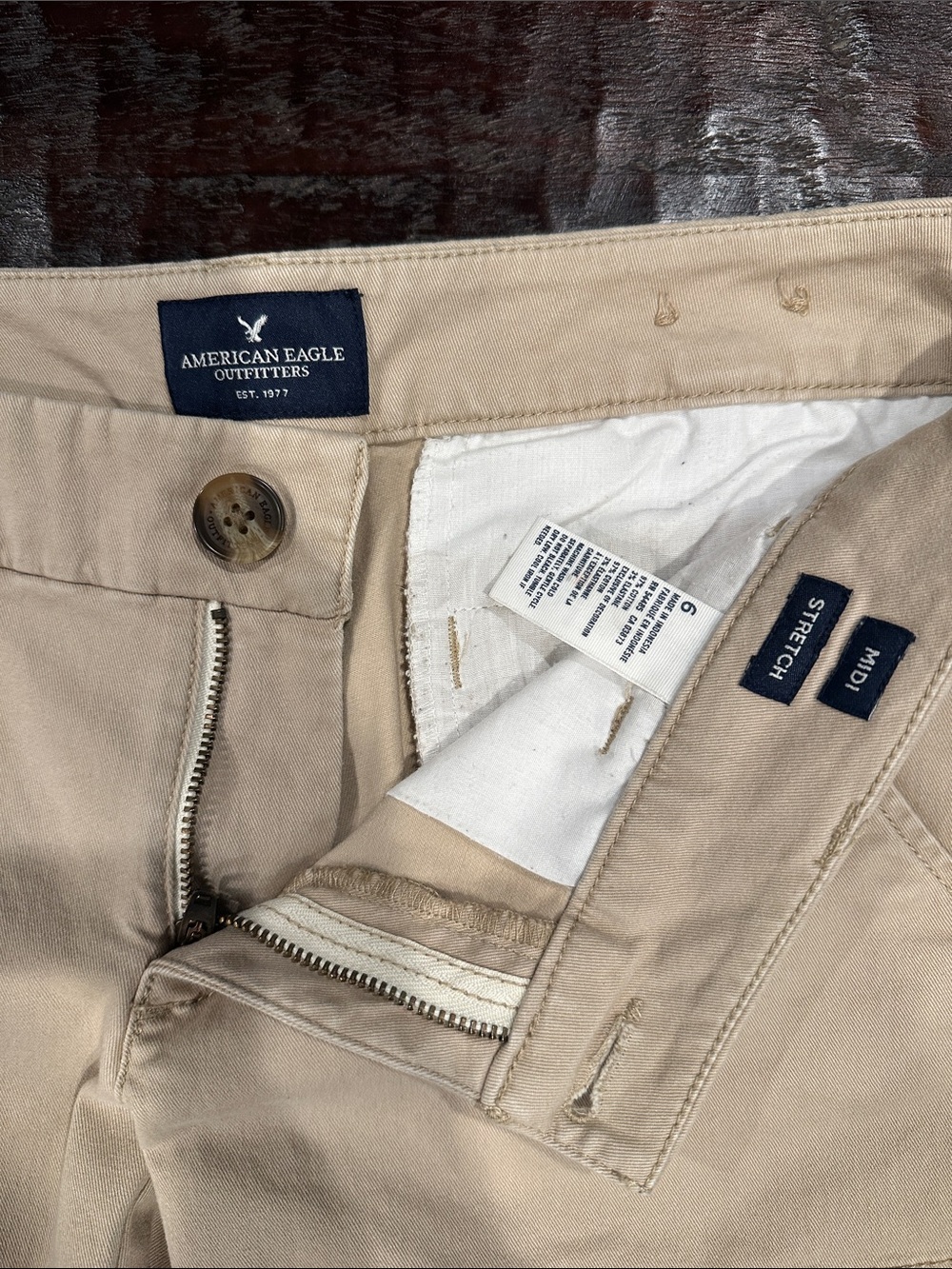 American Eagle Outfitters Women’s Stretch Chinos - Tan